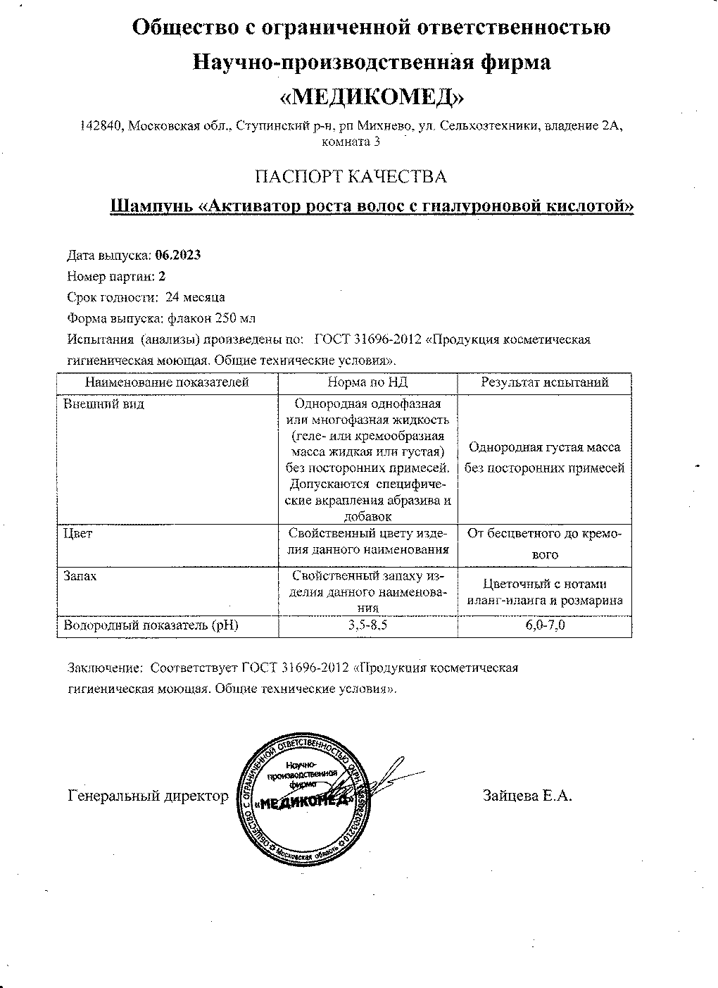 Паспорт №062023